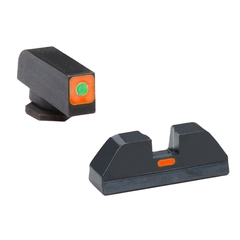 Ameriglo CAP Glock 42,43 Frmre:Orange/Grn Bakre:Orange