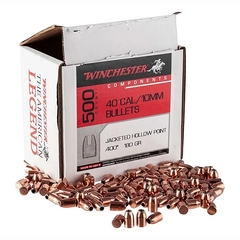 Winchester Jacketed Hollow Point 40 S&W 180gr 500/Box
