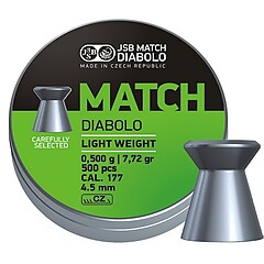JSB Green Match Diabolo Pistol 4.49mm - 0.475g