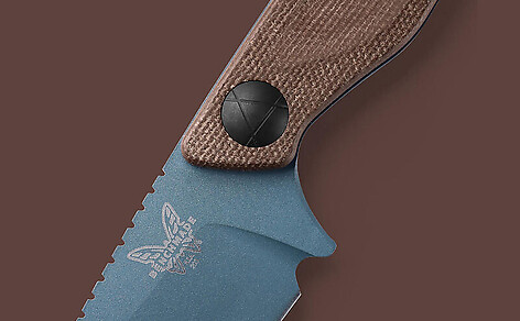 Benchmade 203BT-03 Dacian Brown Canvas Micarta Kniv - bild 4 av 5