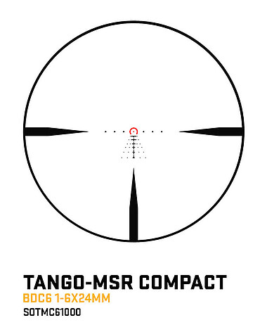 Sig Sauer TANGO-MSR Compact  LPVO 1-6x24 SFP Belyst BDC-6 R1 - bild 7 av 7