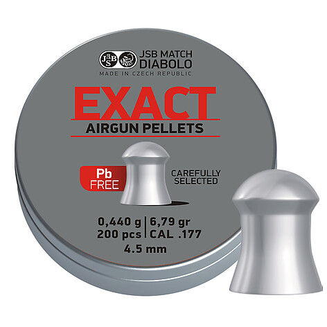 JSB Exact Blyfri 4.5mm 0.440g 200st