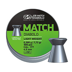 JSB Green Match Light 4.49mm 0.500g 500st