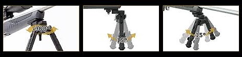 Leapers UTG Recon 360 TL Bipod 17-23cm Picatinny - bild 7 av 8