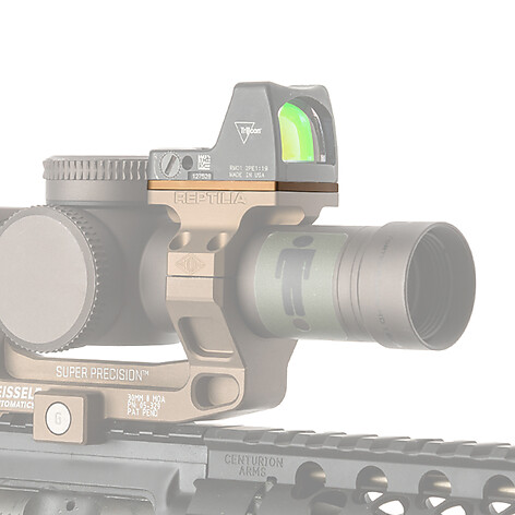 Reptilia ROF Riser 2.5mm Trijicon RMR FDE