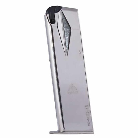Mec-Gar Ruger P85/ 89/ 93/ 94 9mm Luger 15 Skott Magasin Silver