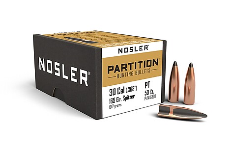 Nosler Partition .30 165gr 50/Box - bild 2 av 2
