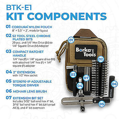 Boorka Tools BTK-E1 Standard Configuration Kit - bild 3 av 7