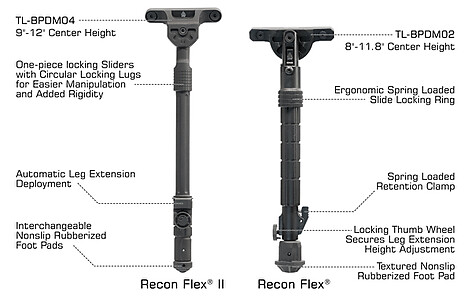 Leapers UTG Recon Flex II M-LOK Bipod 23-30cm - bild 2 av 5
