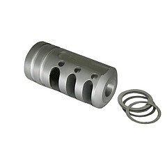 Precision Reflex MSTN Straight QC Brake .308 5/8-24 Silver