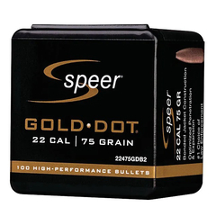 Speer Gold Dot .224 Caliber 75gr 100/Box