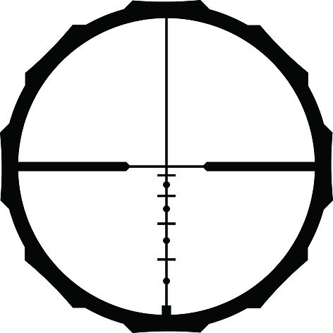 Crimson Trace Hardline 4-12x40 SFP BDC 223/5.56 Kikarsikte - bild 2 av 7