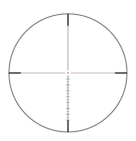 GPO Spectra 6X RSX 1.5-9x44 Belyst SFP G4i Drop Kikarsikte - bild 4 av 5