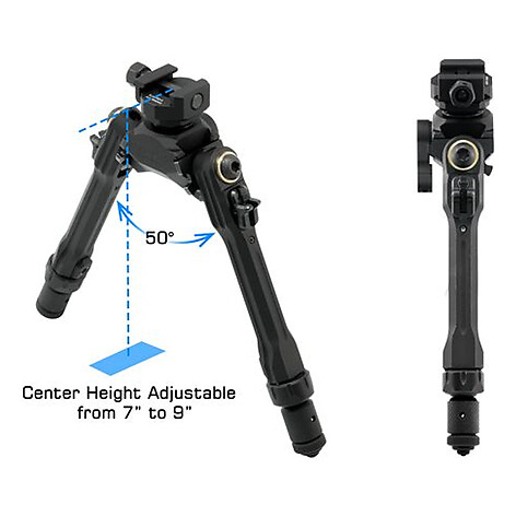 Leapers UTG Pro TBNR Bipod 18-23cm Picatinny - bild 3 av 9