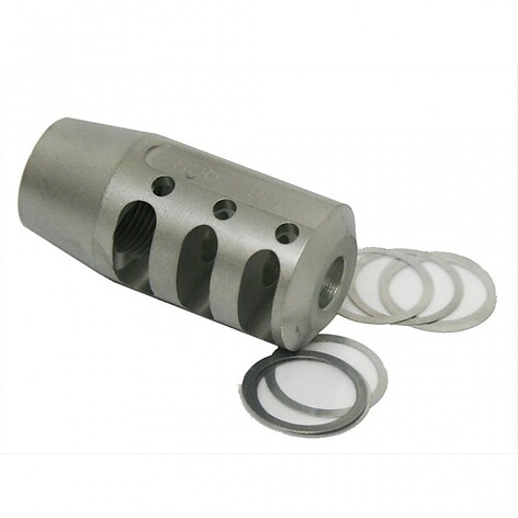 Precision Reflex MSTN QC Brake .308 5/8-24 Silver