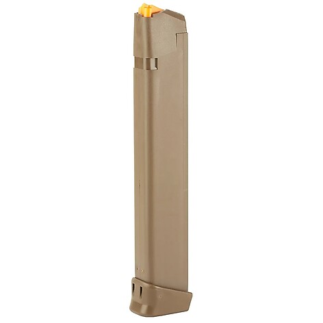 Glock G17/19/26/34/45 9mm Luger 33 Skott Magasin FDE