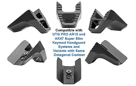 Leapers UTG Super Slim KeyMod Handstopp Svart - bild 2 av 9