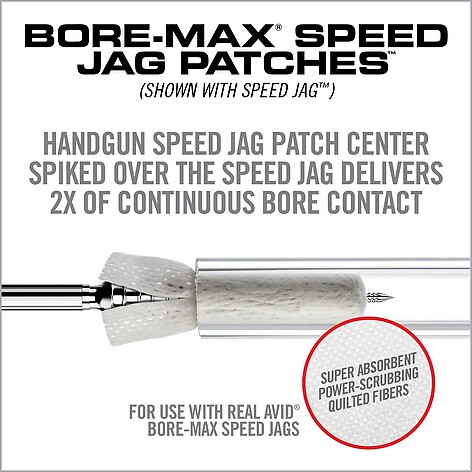Real Avid Bore-Max Speed Jag Patches Refill 102mm Pistol .22 - bild 3 av 6