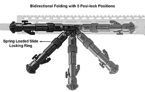 Leapers UTG Recon Flex M-LOK Bipod 203mm  - bild 4 av 6