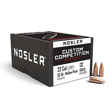 Nosler Custom Competition HPBT .22 52gr 100/Box - bild 2 av 2