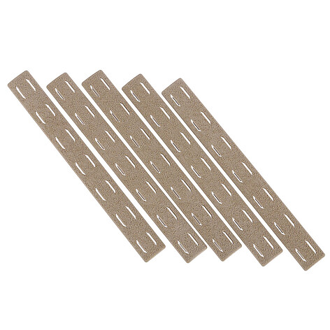 Bravo Company Rail Cover M-LOK 140mm 5-pack FDE