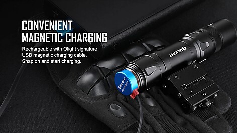 Olight Odin GL Mini 1000 Lumen Vapenlampa Svart - bild 6 av 6