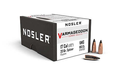 Nosler Varmageddon FB .17 20gr 100/Box - bild 2 av 4