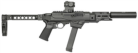 Midwest Combat Rail Ruger Charger M-LOK 124mm Handguard - bild 2 av 3