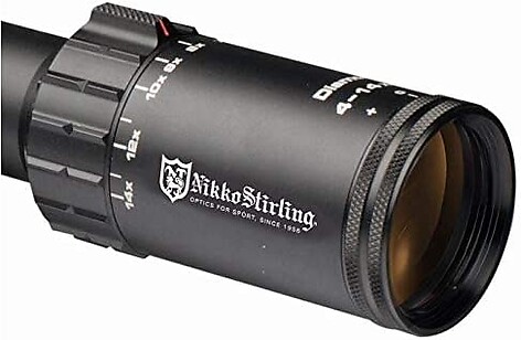 Nikko Stirling Diamond FFP 6-24x50 Belyst Skeleton HMD Kikarsikte - bild 5 av 7