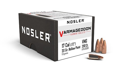 Nosler Varmageddon FBHP .17 20gr 250/Box - bild 2 av 4