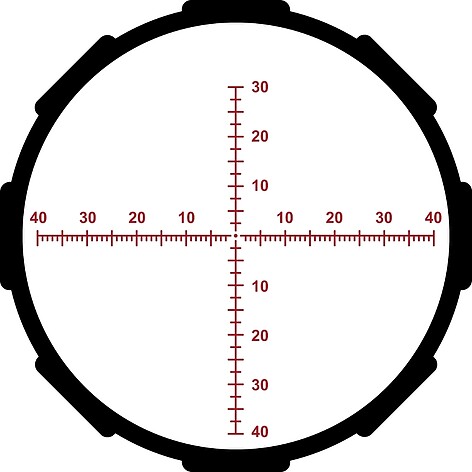 Crimson Trace Hardline Pro 6-24x50 FFP Belyst MR1-MOA - bild 3 av 7