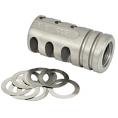 Precision Reflex MSTN Straight QC Brake 6.8 SPC 5/8-24 Silver