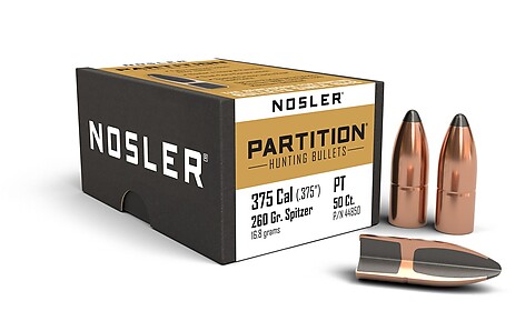 Nosler Partition .375 260gr 50/Box - bild 2 av 2
