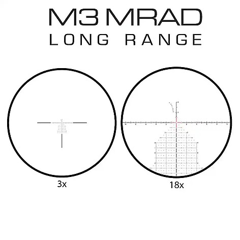 Meprolight MVO 3-18x44 FFP Belyst M3 MRAD Kikarsikte - bild 2 av 8