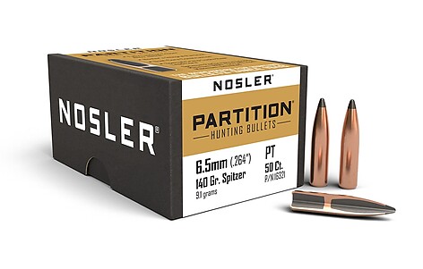 Nosler Partition 6.5mm 140gr 50/Box - bild 2 av 2