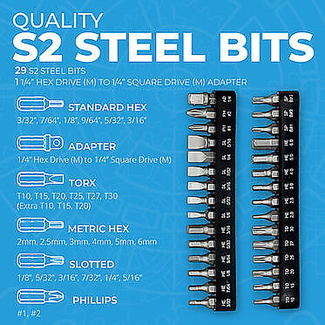 Boorka Tools Screwdriver Bits Kit - bild 3 av 6