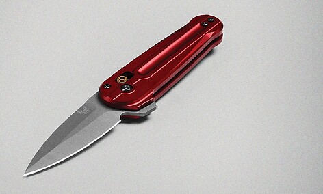 Benchmade 491 Lowden Crater Blue Aluminium Kniv - bild 4 av 6