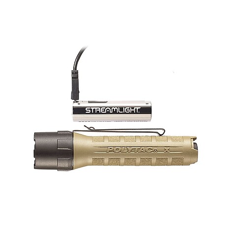 Streamlight PolyTac X USB Ficklampa Brun