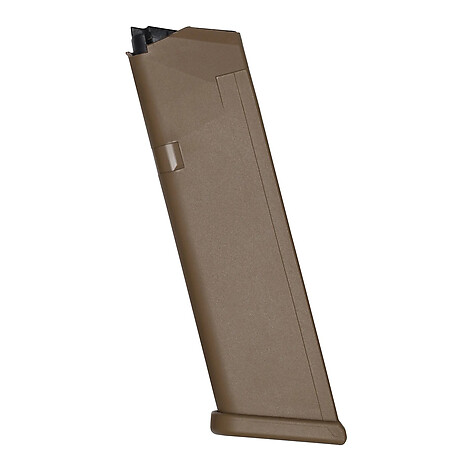 Glock G17 9mm Luger 17 Skott Magasin Brun
