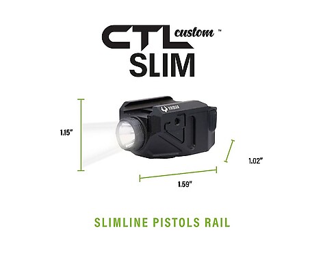 Viridian CTL Slim Glock 43 MOS 600 Lumens Vapenlampa - bild 4 av 8