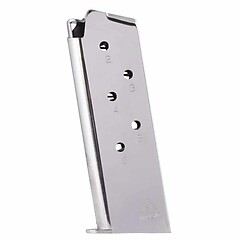 Mec-Gar USA Colt 1911 Officer .45 ACP 6 Skott Magasin Silver