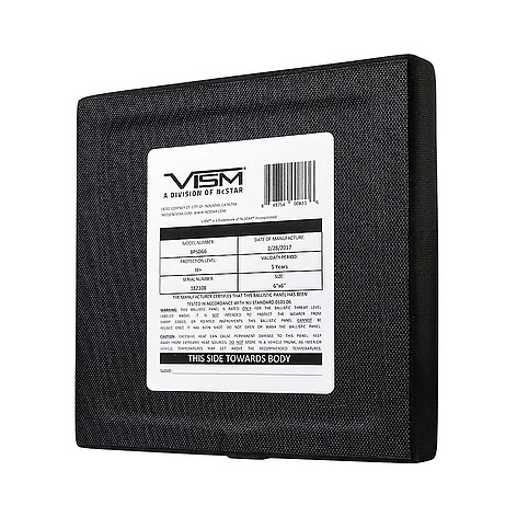 NcSTAR LVL III Flat Side 152x152  Ballistisk Platta - bild 2 av 2