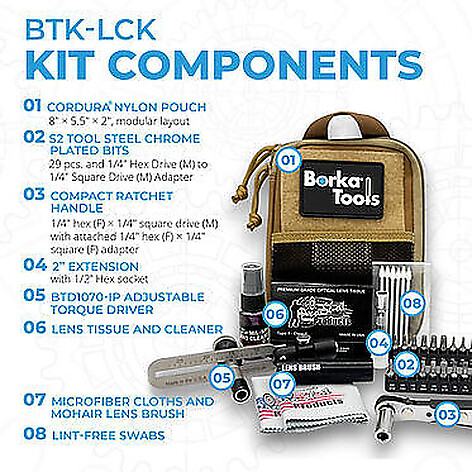 Boorka Tools Standard Configuration Mil-Spec Lens Cleaning - bild 3 av 8