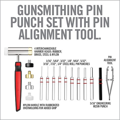 Real Avid Accu-Punch Hammer & Roll Pin Punch Set - bild 4 av 5