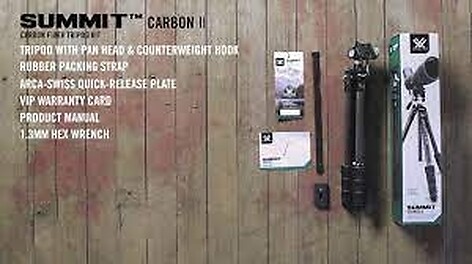 Vortex Summit Carbon II Kolfiber Tripod Stativ - bild 5 av 8