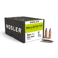 Nosler Ballistic Tip Hunting 6mm 90gr 50/Box