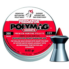 JSB Predator Polymag Shorts 4.5mm 0.520g 200st
