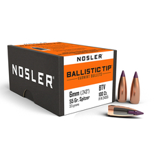 Nosler Ballistic Tip Varmint 6mm 55gr 100/Box