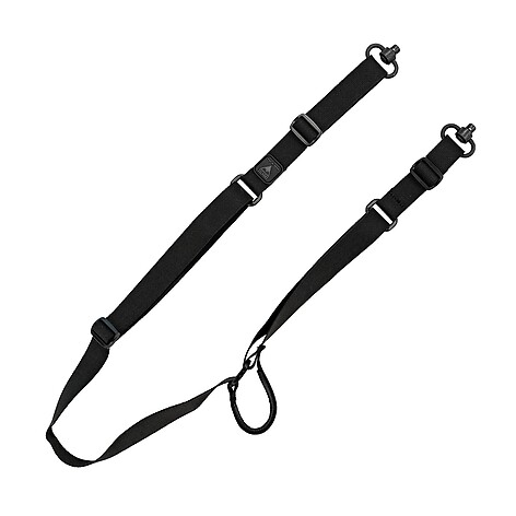 Grovtec QS 2-Point Sabre Sling QD Swivel Vapenrem Svart