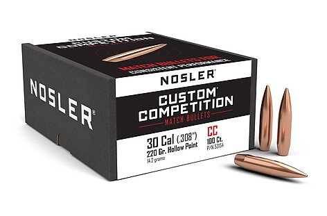 Nosler Custom Competition HPBT .30 220gr 100/Box - bild 2 av 2